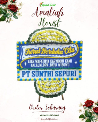 Papan Bunga Duka di Lotu